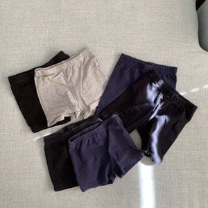 Toddler Short Shorts Legging Lot 2T and 4T / 6 Pairs